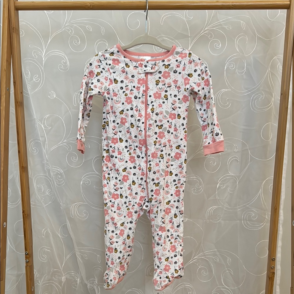 Floral Pink Kids One Piece